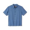 Royal Robbins Desert Pucker Dry Short Sleeve Shirt - Men's, PARISIAN-BLUE, Y71200